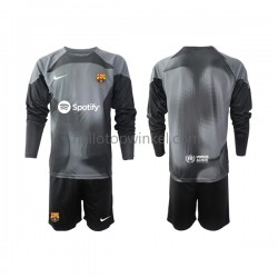 FC Barcelona Voetbalshirt Doelman Kleuters/Kids Uit Tenue 2022-2023 Lange Mouw