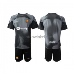 FC Barcelona Voetbalshirt Doelman Kleuters/Kids Uit Tenue 2022-2023 Korte Mouw