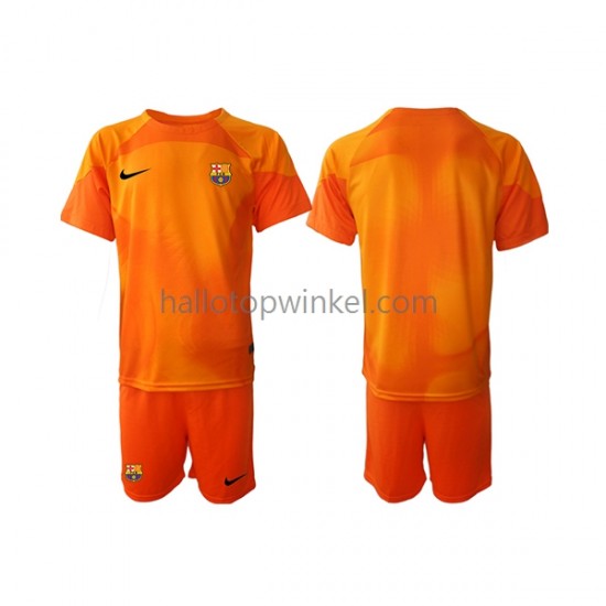 FC Barcelona Voetbalshirt Doelman Kleuters/Kids Derde Tenue 2022-2023 Korte Mouw