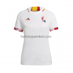 België Voetbalshirt Dames Uit Tenue WK 2022 Korte Mouw