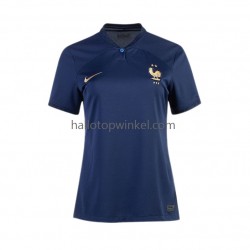 Frankrijk Voetbalshirt Dames Thuis Tenue WK 2022 Korte Mouw