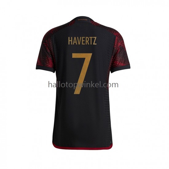 Duitsland Voetbalshirt Havertz 7 Heren Uit Tenue WK 2022 Korte Mouw