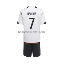 Duitsland Voetbalshirt Havertz 7 Kleuters/Kids Thuis Tenue WK 2022 Korte Mouw