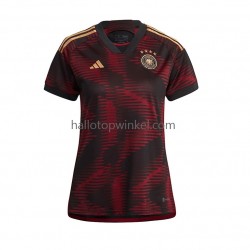 Duitsland Voetbalshirt Dames Uit Tenue WK 2022 Korte Mouw