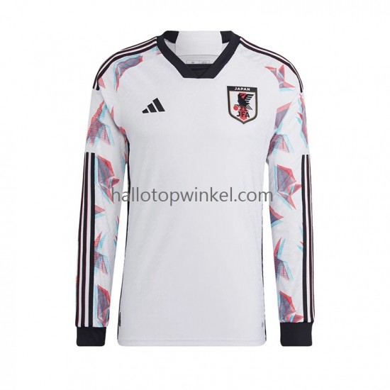 Japan Voetbalshirt Heren Uit Tenue WK 2022 Lange Mouw