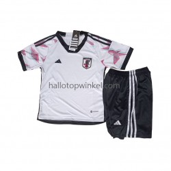 Japan Voetbalshirt Kleuters/Kids Uit Tenue WK 2022 Korte Mouw
