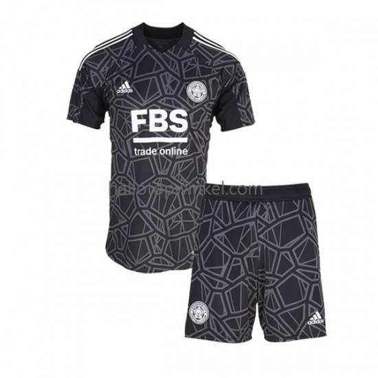 Leicester City Voetbalshirt Doelman Kleuters/Kids Thuis Tenue 2022-2023 Korte Mouw