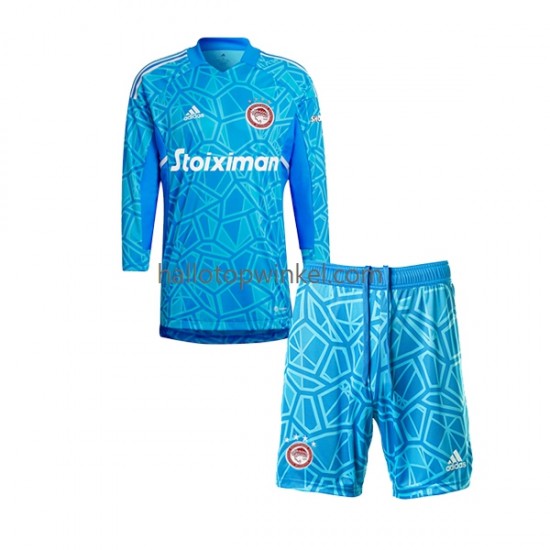 Olympiacos Voetbalshirt Doelman Kleuters/Kids Thuis Tenue 2022-2023 Lange Mouw