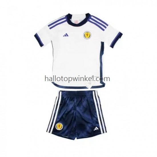Voetbalshirt Schottland Kleuters/Kids Uit Tenue 2022 Korte Mouw