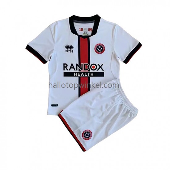 Sheffield United Voetbalshirt Kleuters/Kids Uit Tenue 2022-2023 Korte Mouw