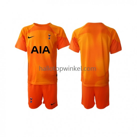 Tottenham Hotspur Voetbalshirt Doelman Kleuters/Kids Uit Tenue 2022-2023 Korte Mouw