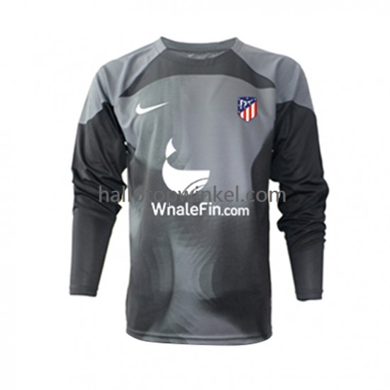 Atlético Madrid Voetbalshirt Doelman Heren Uit Tenue 2022-2023 Lange Mouw