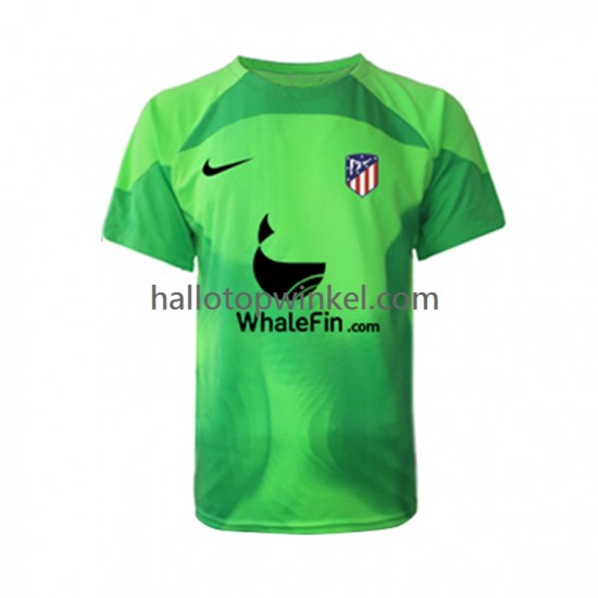 Atlético Madrid Voetbalshirt Doelman Heren Thuis Tenue 2022-2023 Korte Mouw