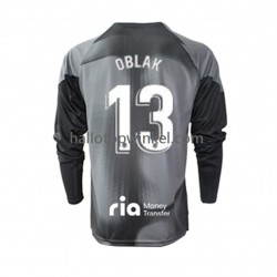 Atlético Madrid Voetbalshirt Jan Oblak 13 Doelman Heren Uit Tenue 2022-2023 Lange Mouw