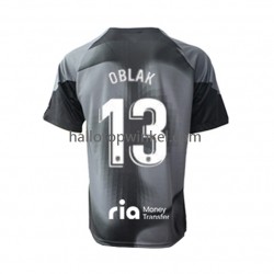 Atlético Madrid Voetbalshirt Jan Oblak 13 Doelman Heren Uit Tenue 2022-2023 Korte Mouw