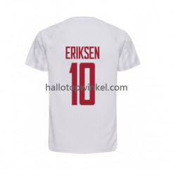 Denemarken Voetbalshirt Christian Eriksen 10 Heren Uit Tenue WK 2022 Korte Mouw