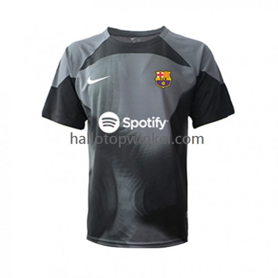 FC Barcelona Voetbalshirt Doelman Heren Uit Tenue 2022-2023 Korte Mouw