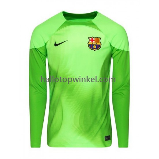 FC Barcelona Voetbalshirt Doelman Heren Thuis Tenue 2022-2023 Lange Mouw