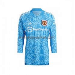 Manchester United Voetbalshirt Doelman Heren Thuis Tenue 2022-2023 Lange Mouw
