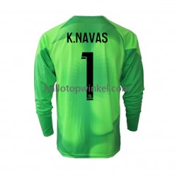 Paris Saint-Germain Voetbalshirt Keylor Navas 1 Doelman Heren Thuis Tenue 2022-2023 Lange Mouw