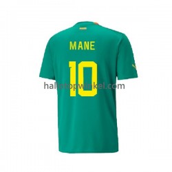 Senegal Voetbalshirt Mane Heren Uit Tenue WK 2022 Korte Mouw