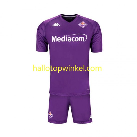 Fiorentina Voetbalshirt Kleuters/Kids Thuis Tenue 2024-2025 Korte Mouw