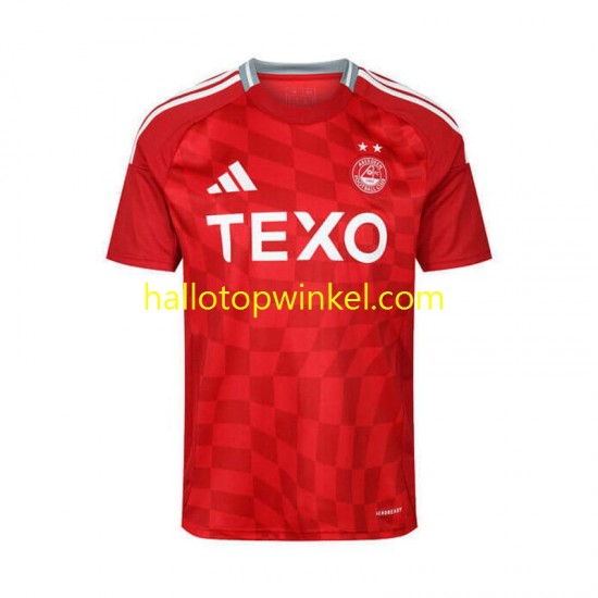 Aberdeen Voetbalshirt Heren Thuis Tenue 2024-2025 Korte Mouw