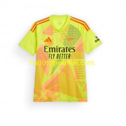 Arsenal Voetbalshirt Doelman Heren Thuis Tenue 2024-2025 Korte Mouw
