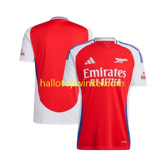 Arsenal Voetbalshirt Heren Thuis Tenue 2024-2025 Korte Mouw