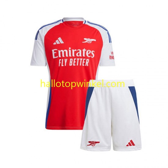 Arsenal Voetbalshirt Kleuters/Kids Thuis Tenue 2024-2025 Korte Mouw