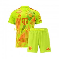 FC Bayern München Voetbalshirt Doelman Kleuters/Kids Thuis Tenue 2024-2025 Korte Mouw