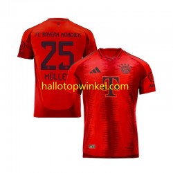 FC Bayern München Voetbalshirt Thomas Muller 25 Heren Thuis Tenue 2024-2025 Korte Mouw