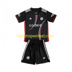 CA River Plate Voetbalshirt Kleuters/Kids Derde Tenue 2024-2025 Korte Mouw