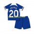 Chelsea Voetbalshirt Cole Palmer 20 Kleuters/Kids Thuis Tenue 2023-2024 Korte Mouw