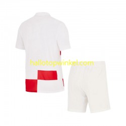 Kroatië Voetbalshirt Kleuters/Kids Thuis Tenue Euro 2024 Korte Mouw