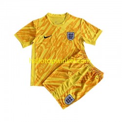 Engeland Voetbalshirt Doelman Kleuters/Kids Uit Tenue Euro 2024 Korte Mouw