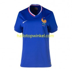 Frankrijk Voetbalshirt Dames Thuis Tenue Euro 2024 Korte Mouw