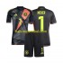 Duitsland Voetbalshirt Manuel Neuer 1 Doelman Kleuters/Kids Thuis Tenue Euro 2024 Korte Mouw