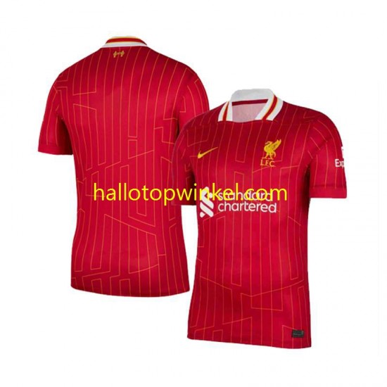 Liverpool Voetbalshirt Heren Thuis Tenue 2024-2025 Korte Mouw