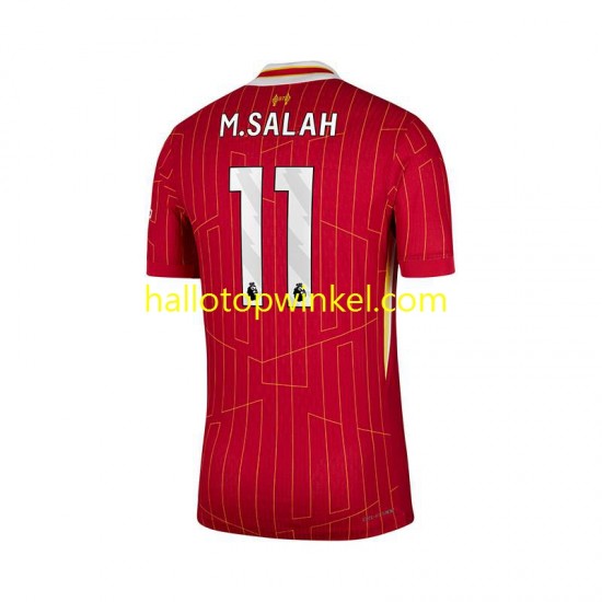 Liverpool Voetbalshirt Mohamed Salah 11 Heren Thuis Tenue 2024-2025 Korte Mouw