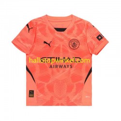 Manchester City Voetbalshirt Doelman Heren Uit Tenue 2024-2025 Korte Mouw
