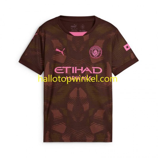 Manchester City Voetbalshirt Doelman Heren Thuis Tenue 2024-2025 Korte Mouw
