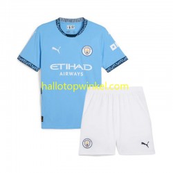 Manchester City Voetbalshirt Kleuters/Kids Thuis Tenue 2024-2025 Korte Mouw