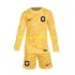 Nederland Voetbalshirt Doelman Kleuters/Kids Uit Tenue Euro 2024 Lange Mouw