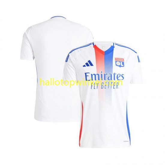 Olympique Lyonnais Voetbalshirt Heren Thuis Tenue 2024-2025 Korte Mouw