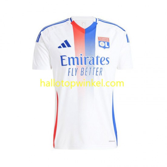 Olympique Lyonnais Voetbalshirt Heren Thuis Tenue 2024-2025 Korte Mouw