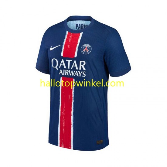 Paris Saint-Germain Voetbalshirt Heren Thuis Tenue 2024-2025 Korte Mouw
