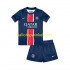 Paris Saint-Germain Voetbalshirt Kleuters/Kids Thuis Tenue 2024-2025 Korte Mouw