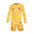 Portugal Voetbalshirt Doelman Kleuters/Kids Thuis Tenue Euro 2024 Lange Mouw