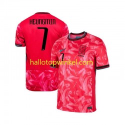 Zuid-Korea Voetbalshirt Heungmin 7 Heren Thuis Tenue 2024 Korte Mouw